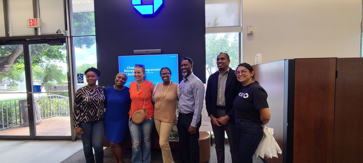 AEDAP leadership team at a community event